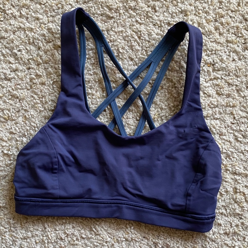 Lululemon Free to be Serene Bra, Purple size 4